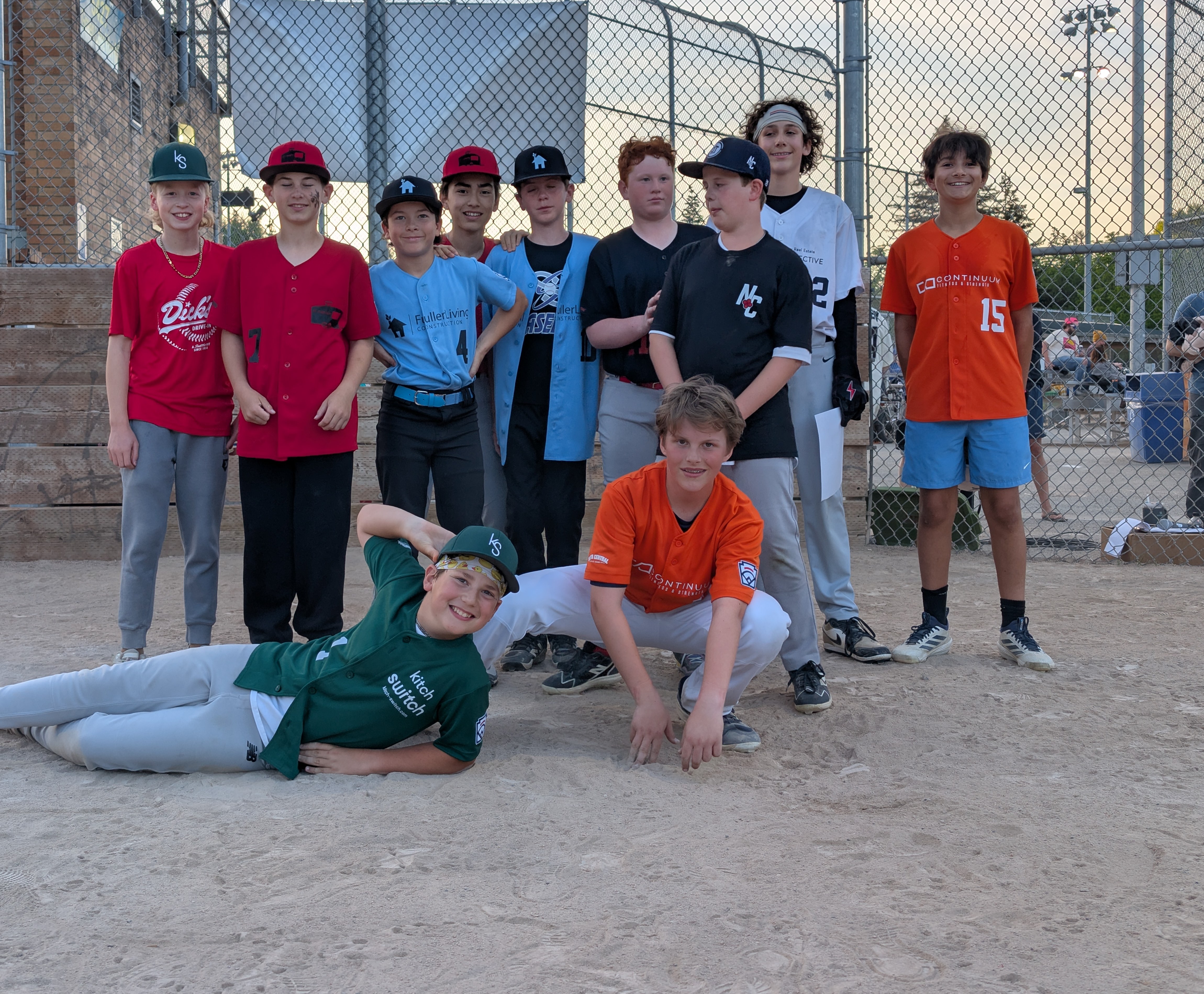 2026 NCLL Baseball Home Run Derby contestants, full group