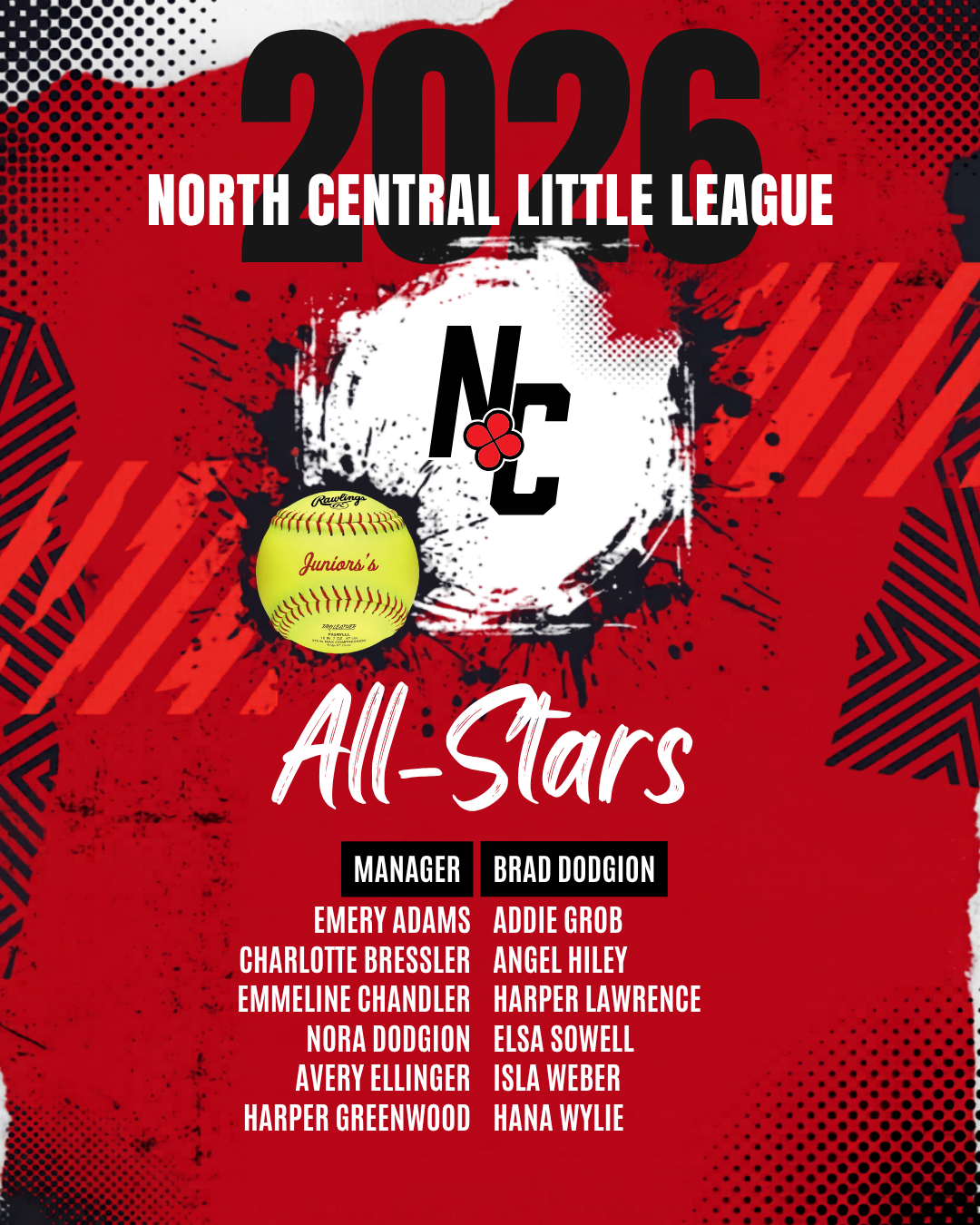 2026 Juniors Softball All-Stars