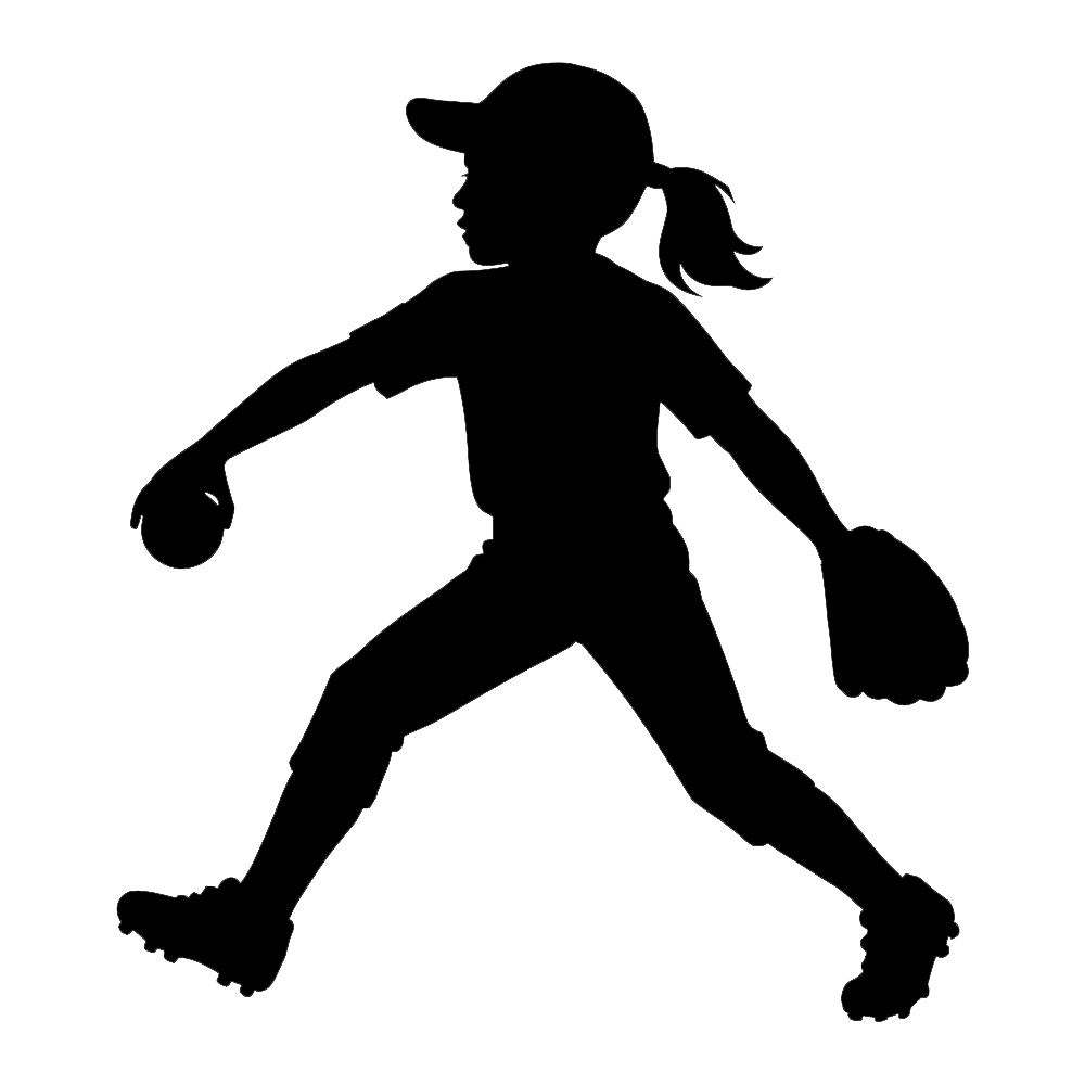 AA Division (league ages 7-9) softball illustration