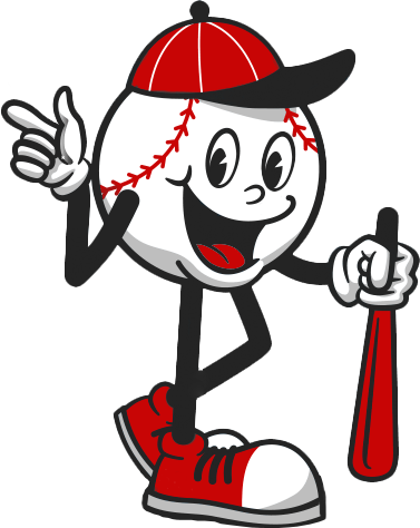 Baseball seamhead illustration