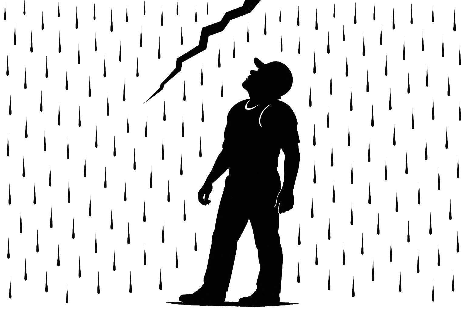 Weather and rainouts card art