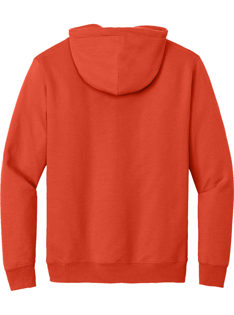 Softball hoodie PC90H back — full view